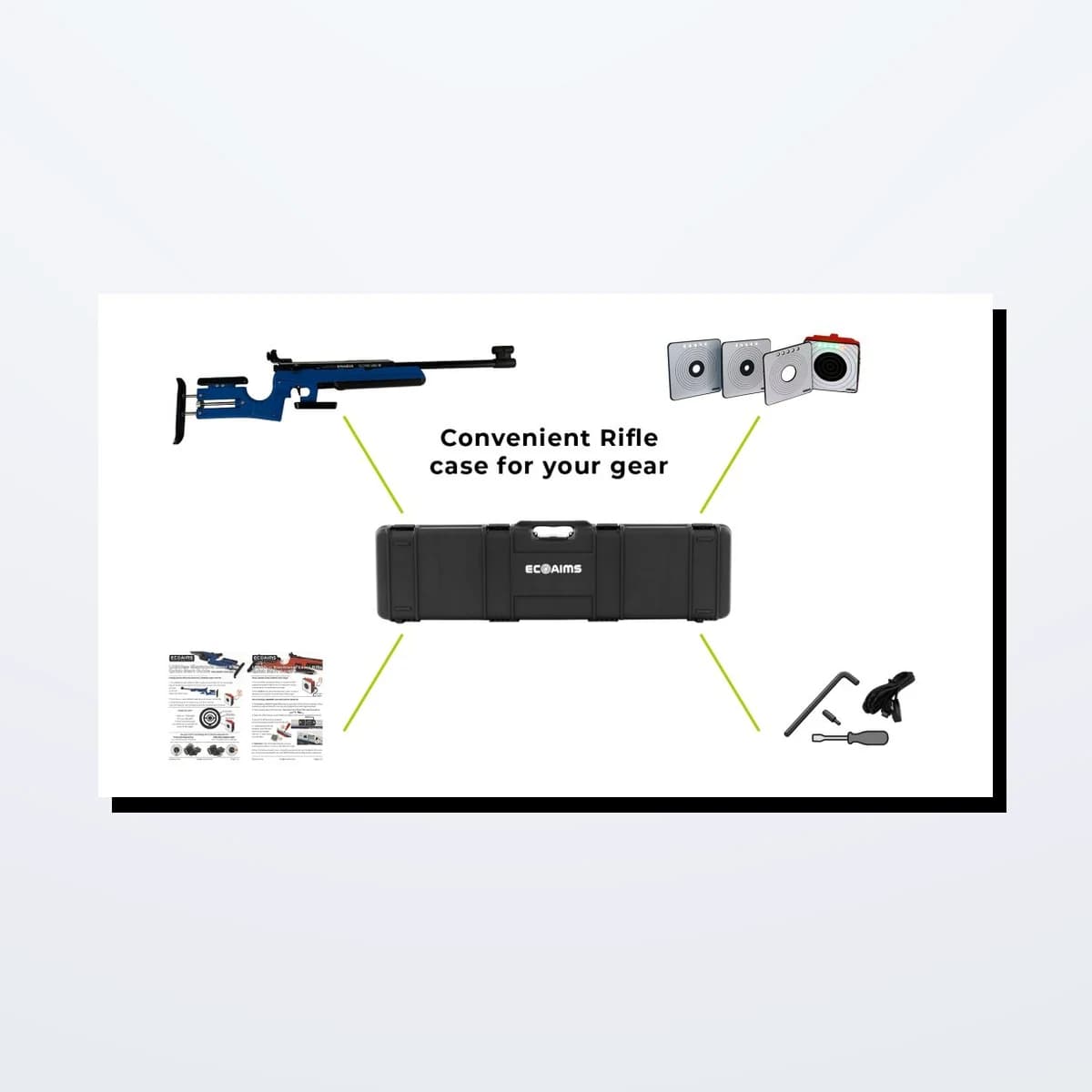 LR500EXP elektronisches Biathlon-Lasergewehr - Komplettset Bild 3